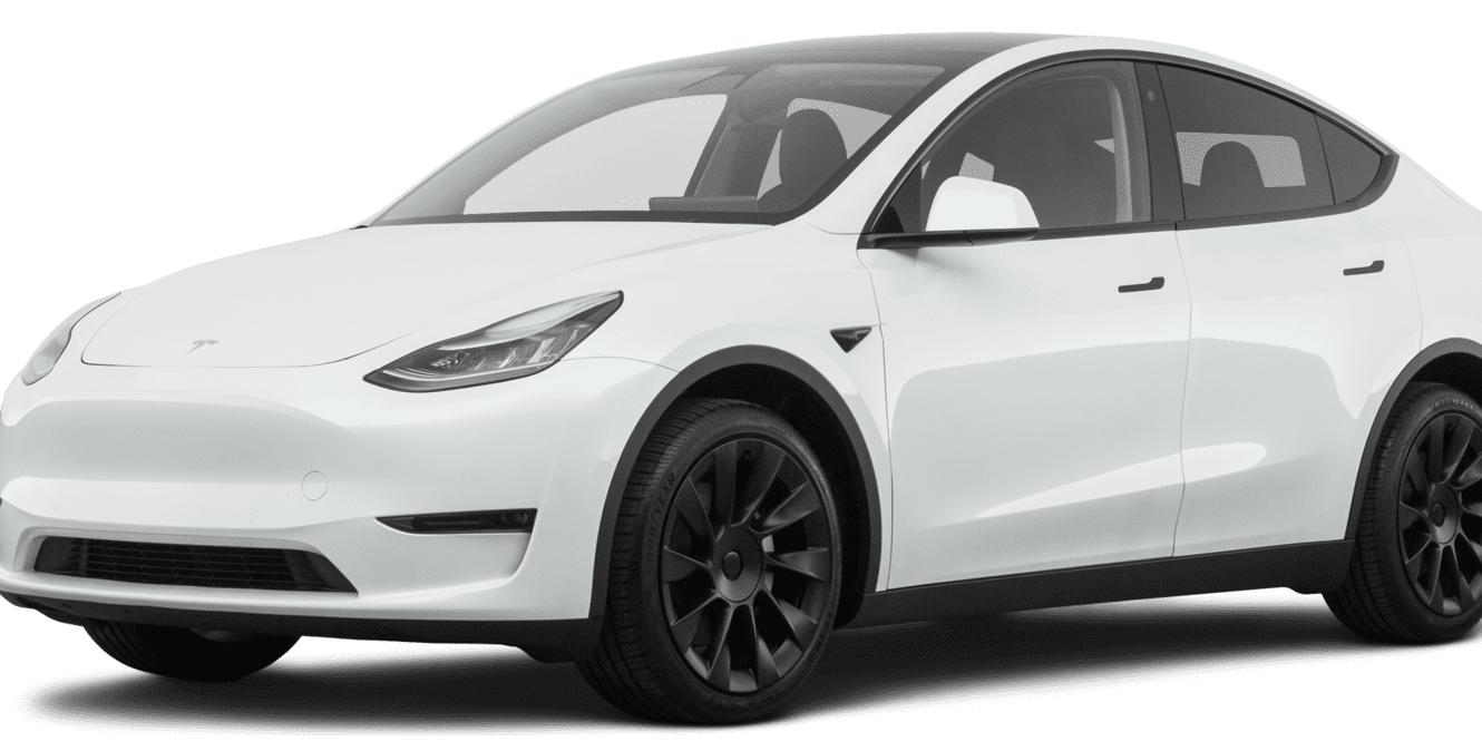 TESLA MODEL Y 2021 5YJYGDEDXMF174019 image